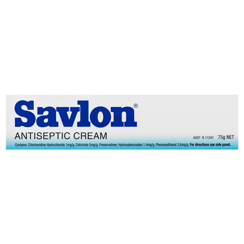 Savlon Antiseptic Cream for Cuts Grazes Bites 75g