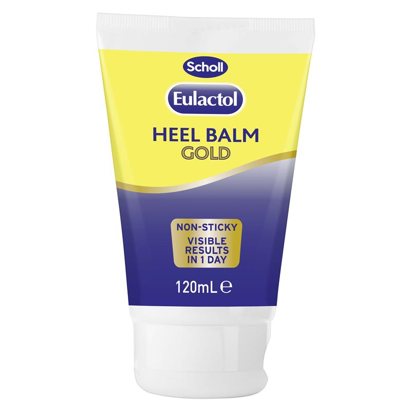 Scholl Eulactol Foot Heel Balm Gold 120ml - Rough Dry or Cracked Skin