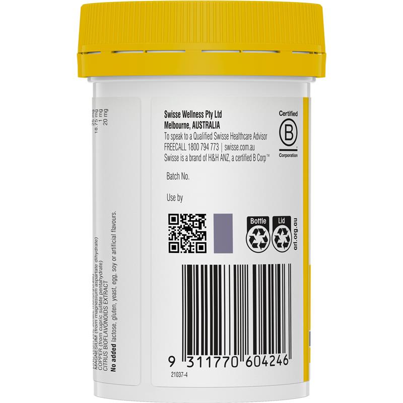 Swisse Daily Immune Support 60 Tablets