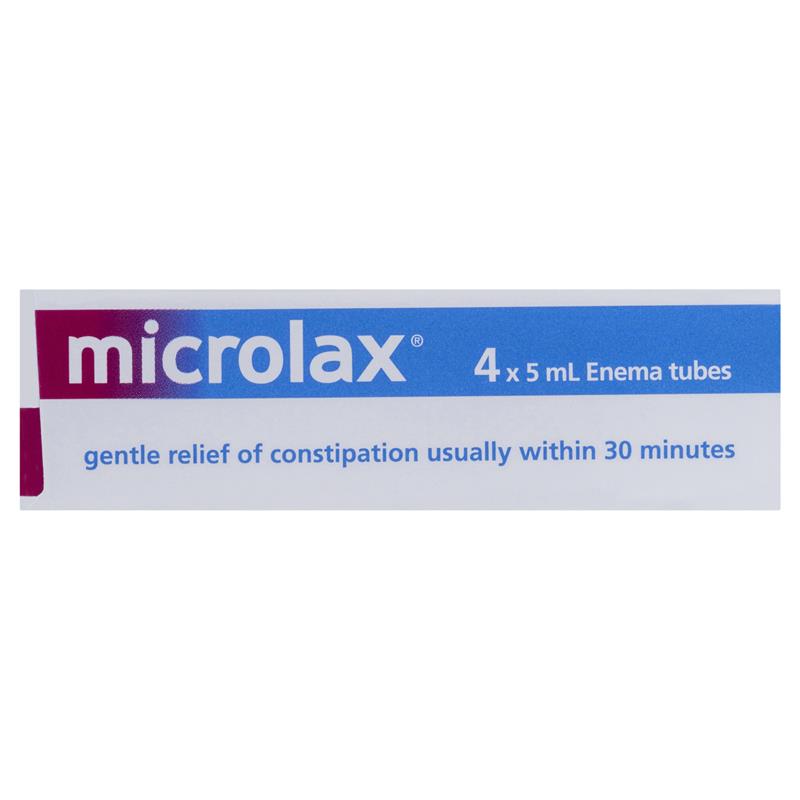 Microlax Enemas 5mL Pack 4