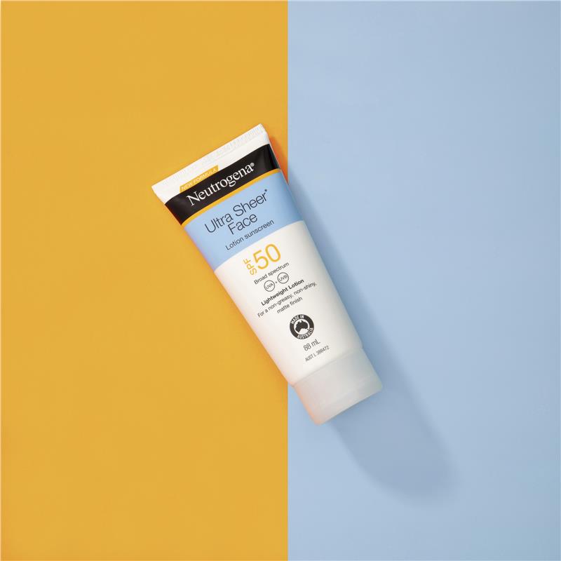 Neutrogena Ultra Sheer Face Lotion Sunscreen SPF 50 88ml