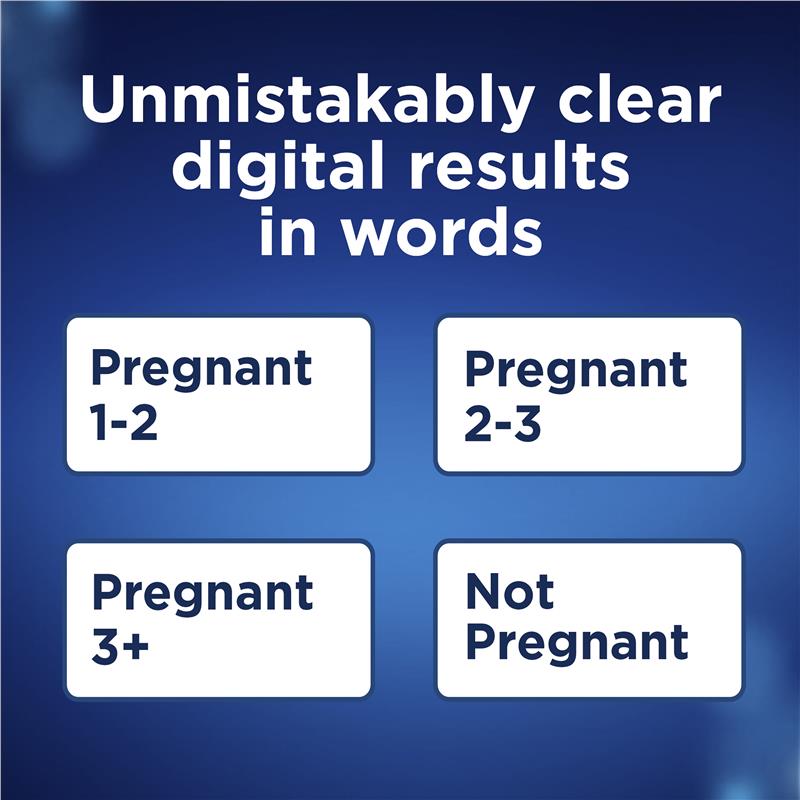 Clearblue Digital Pregnancy Test Weeks Indicator 2 Tests
