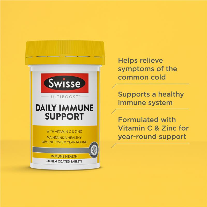 Swisse Daily Immune Support 60 Tablets