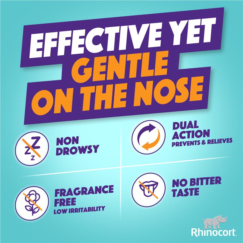 Rhinocort Extra Strength Hayfever & Allergy Nasal Spray 120 Sprays
