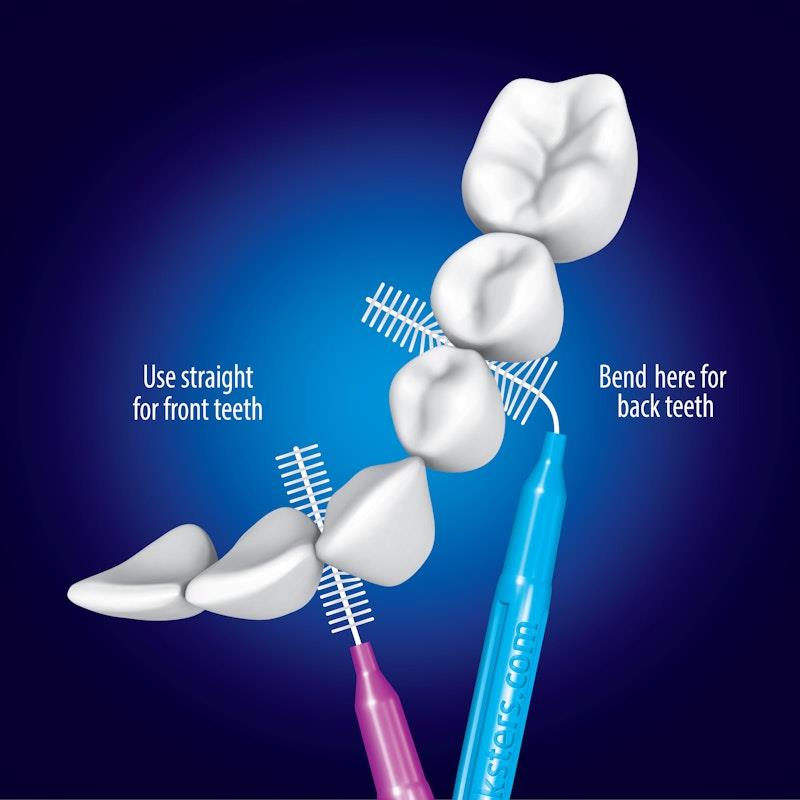 Piksters Interdental Brushes Grey Size 0 40pk