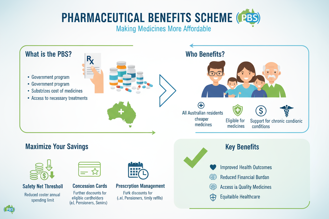 The Pharmaceutical Benefits Scheme (PBS) and how to maximise its benefits.
