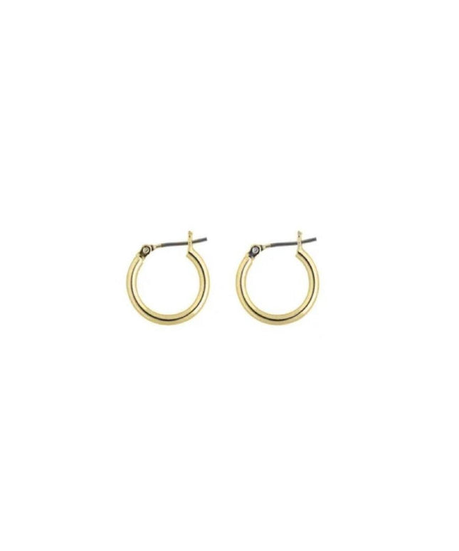 15mm Plain Hoop Gold