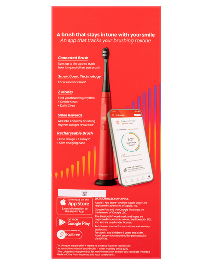 Colgate Pulse Series 1 Connected Rechargeable Whitening Electric Toothbrush 1 Each