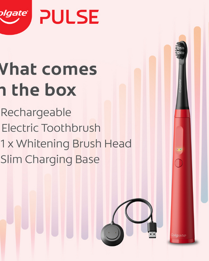 Colgate Pulse Series 1 Connected Rechargeable Whitening Electric Toothbrush 1 Each
