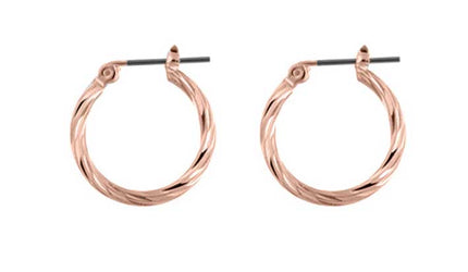19mm Hoop Rose Gold