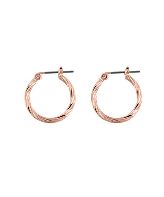 19mm Hoop Rose Gold