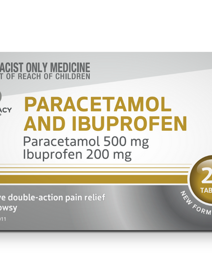PHARMACY HEALTH Paracetamol 500mg & Ibuprofen 200mg 12 Tablets