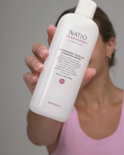 Natio Rosewater Hydration Antioxidant Micellar Cleansing Water 250ml