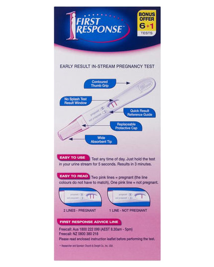 First Response Instream 7 Pregnancy Tests