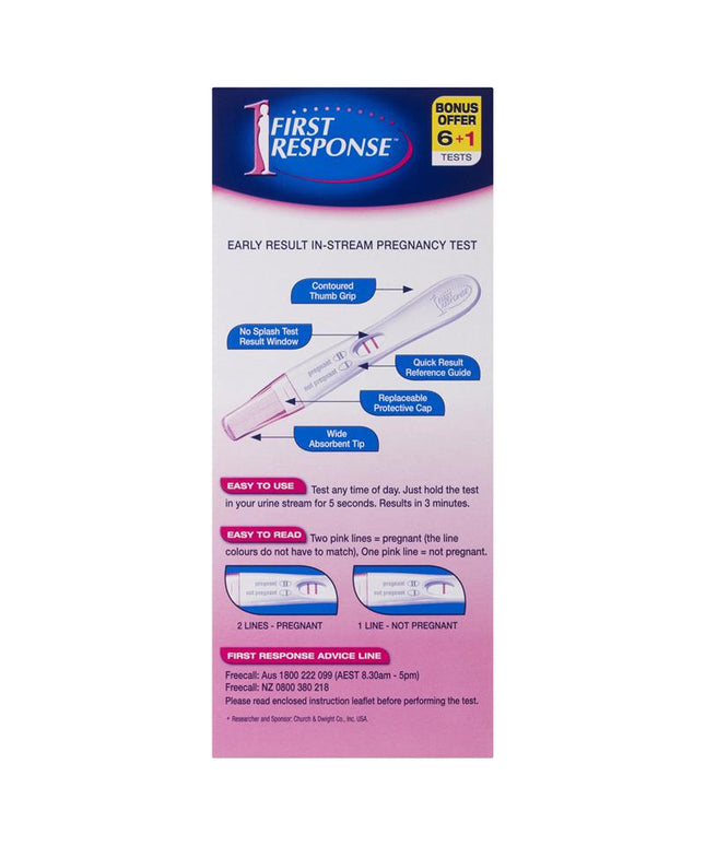 First Response Instream 7 Pregnancy Tests
