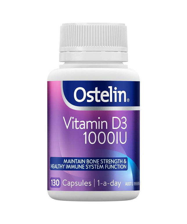 Ostelin Vitamin D3 1000IU 130 Capsules