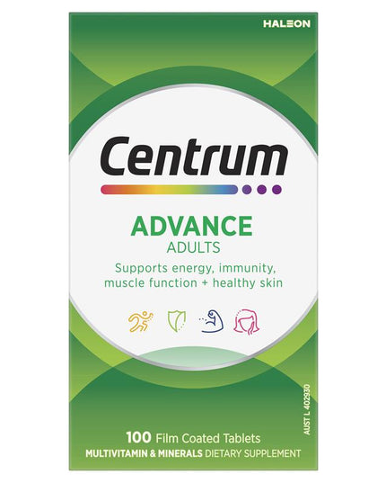 Centrum Advance Multivitamin 100 Tablets