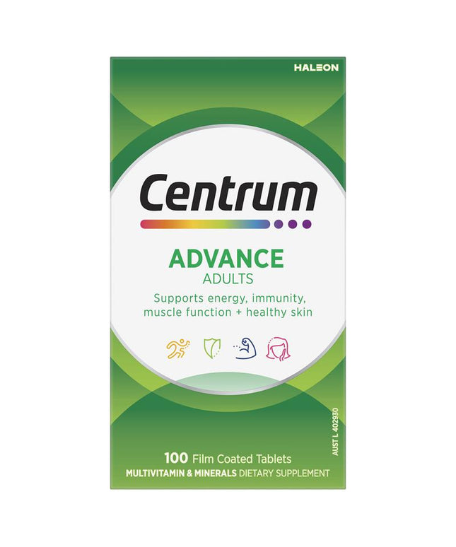 Centrum Advance Multivitamin 100 Tablets