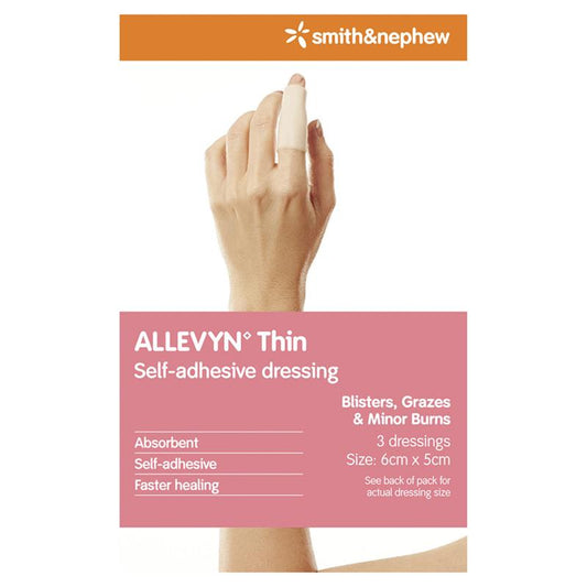 Allevyn Thin 5cm x 6cm 3 Pack
