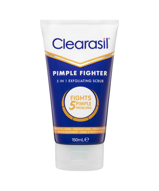 Clearasil Pimple Fighter 5 in 1 Exfoliating Face Scrub 150 ml