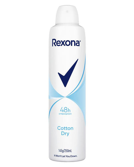 Rexona for Women Antiperspirant Deodorant Cotton Dry 250ml