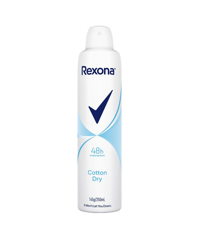 Rexona for Women Antiperspirant Deodorant Cotton Dry 250ml