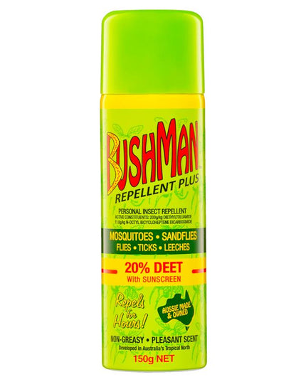Bushman Plus 20% Deet Insect Repellent Aerosol 150g