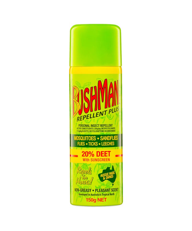 Bushman Plus 20% Deet Insect Repellent Aerosol 150g
