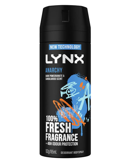 Lynx Deodorant Anarchy For Him 165ml