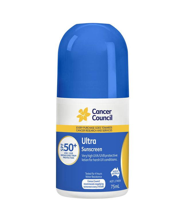 Cancer Council SPF 50+ Ultra 75ml Roll On