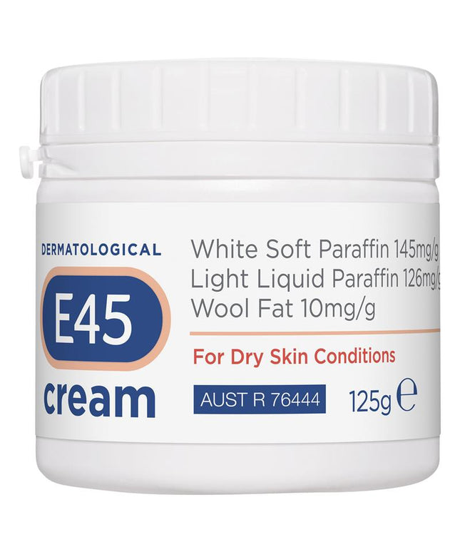 E45 Moisturising Cream for Dry Skin and Eczema 125g
