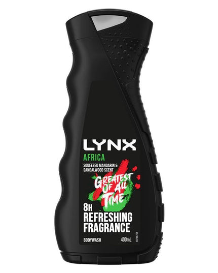 Lynx Black Shower Gel Africa 400ml