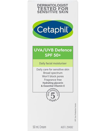 Cetaphil UVA/UVB Defence SPF 50+ 50mL