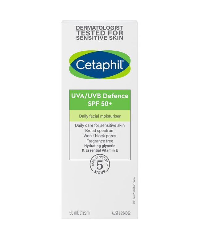 Cetaphil UVA/UVB Defence SPF 50+ 50mL