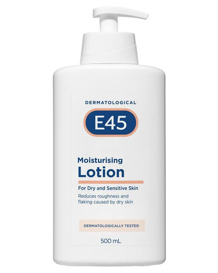 E45 Moisturising Lotion for Dry Skin 500ml