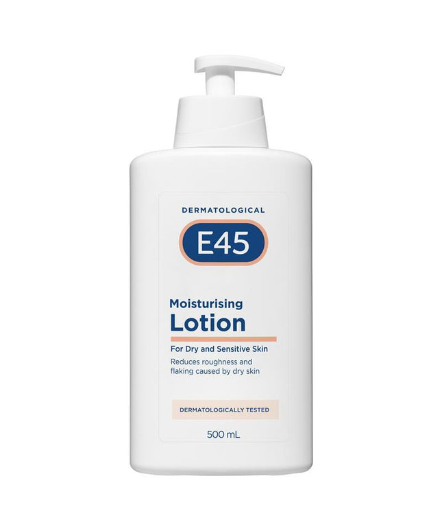 E45 Moisturising Lotion for Dry Skin 500ml