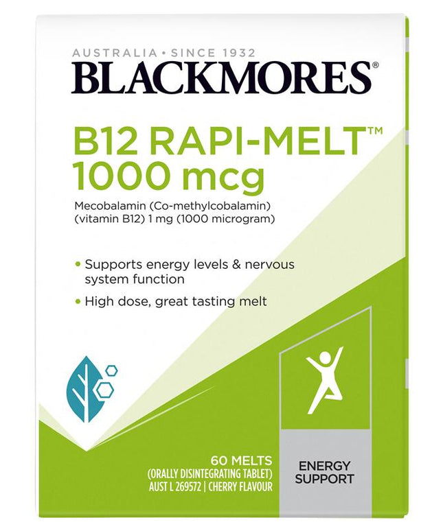 Blackmores B12 Rapi-Melt 1000mcg 60 Tablets