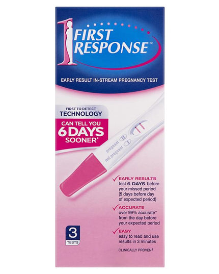 First Response Instream Pregnancy Test 3 Tests