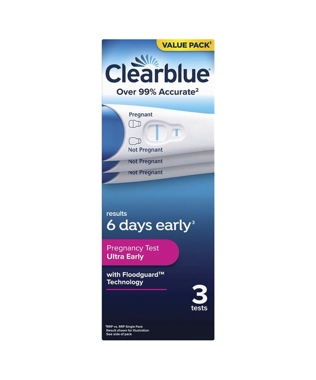 Clearblue Pregnancy Test Ultra Early 3 Tests