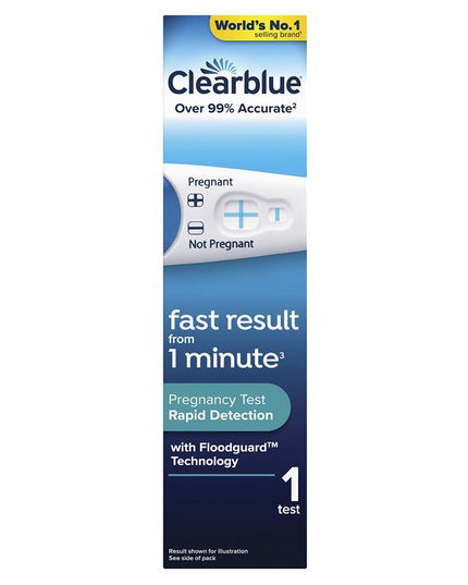 Clearblue Pregnancy Test Rapid Detection 1 Test