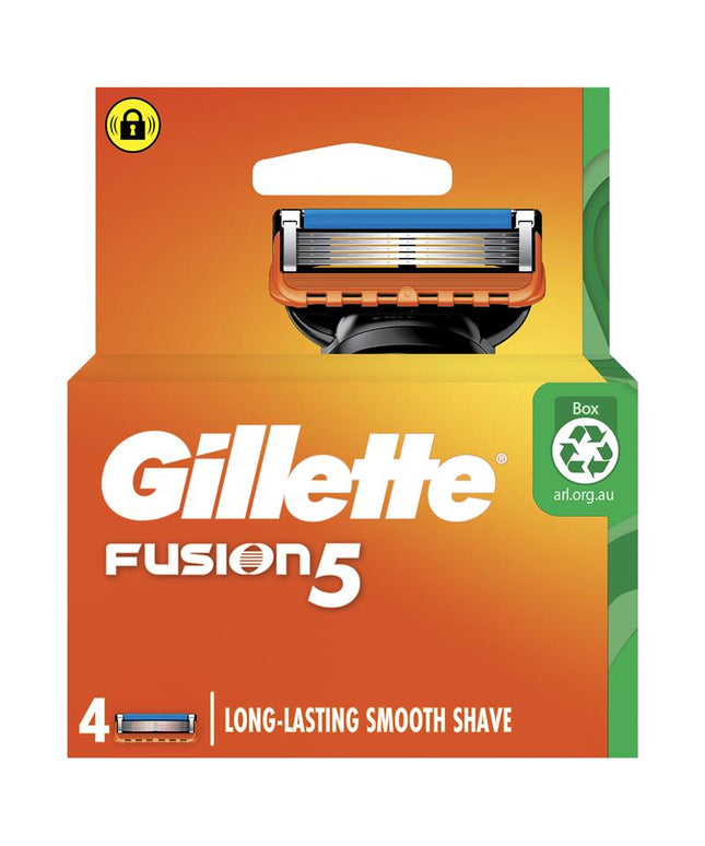 Gillette Fusion Manual Razor Blades 4 Pack