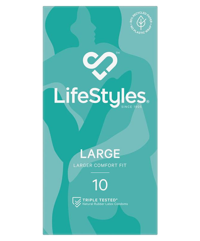 LifeStyles® Large Condoms 10 Pack