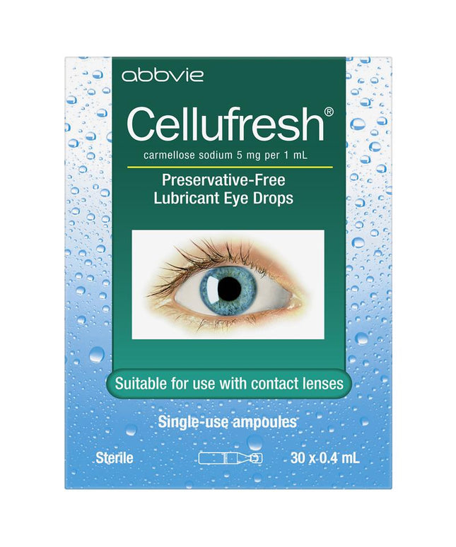 Cellufresh Eye Drops 30 x 0.4ml Vials