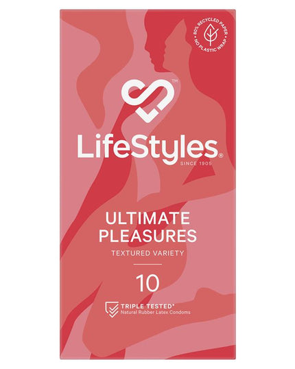 LifeStyles® Ultimate Pleasures Condoms 10 Pack
