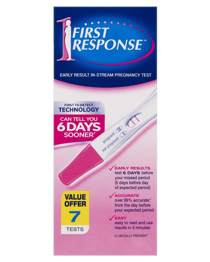 First Response Instream 7 Pregnancy Tests