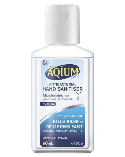 Aqium Antibacterial Hand Sanitiser 60ml