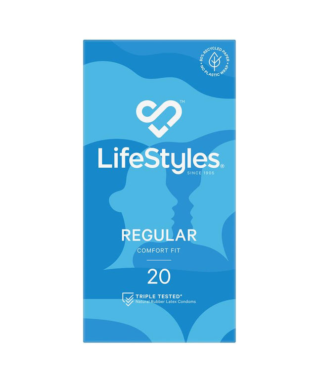 LifeStyles® Regular Condoms 20 Pack
