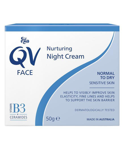 Ego QV Face Nurturing Night Cream 50g NEW