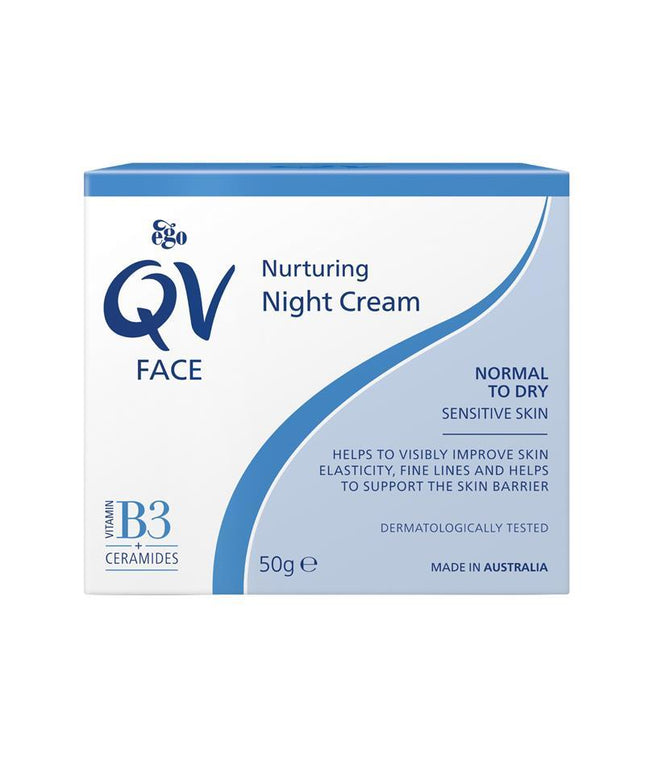 Ego QV Face Nurturing Night Cream 50g NEW