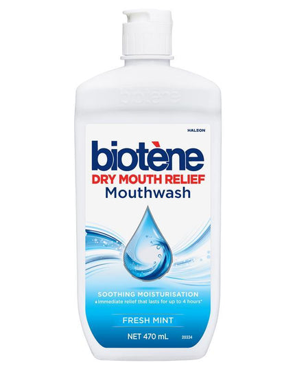 Biotene Dry Mouth Relief Mouthwash Fresh Mint 470ml